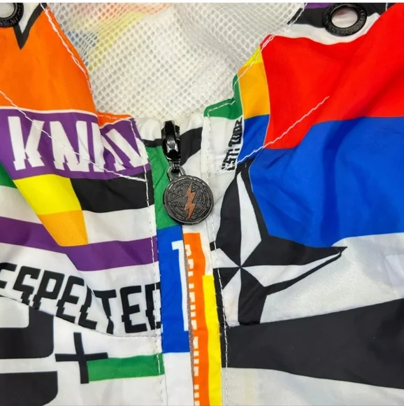 Bornfly Men's Small Hooded Windbreaker - Picture 3 of 6